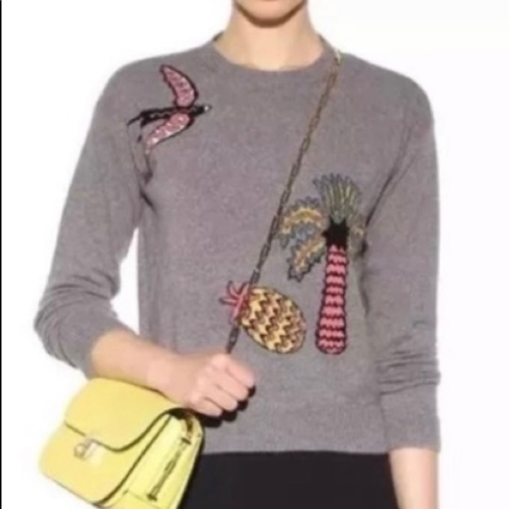 NWT ($1490) Valentino Tropical Dream Knit Sweater